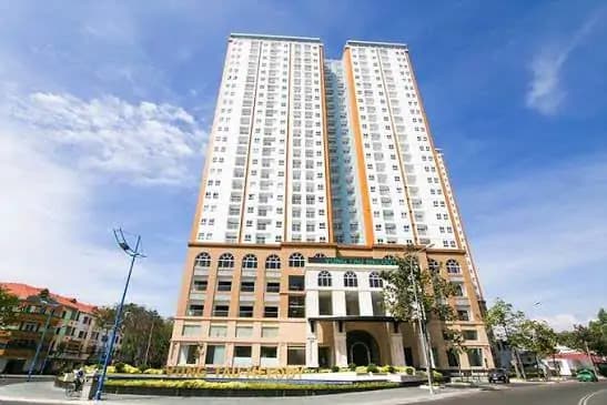 Mặt tiền hai tháp căn hộ Vung Tau Melody